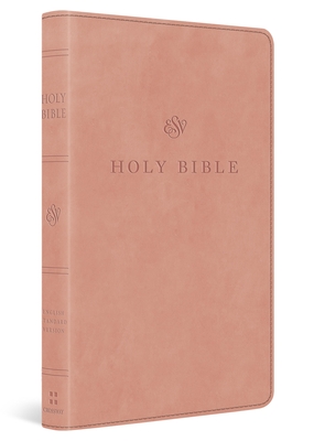 ESV Premium Church Bible, Large Print, Red Letter (Trutone, Blush Rose) -