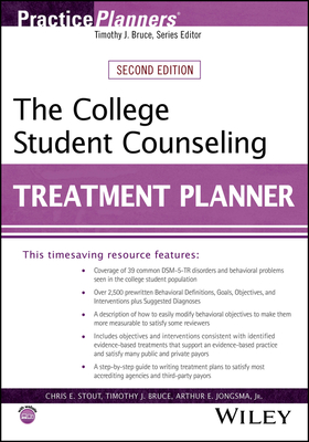 The College Student Counseling Treatment Planner - Chris E. Stout