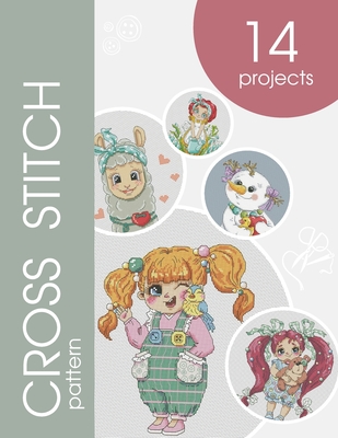 Counted cross stitch patterns book: 14 cute projects - Tania Vogl