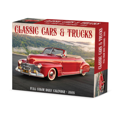 Classic Cars & Trucks 2026 5.4 X 6.2 Box Calendar - 