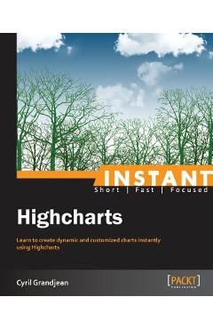 Coperta cărții 'Instant Highcharts Starter - Cyril Grandjean'