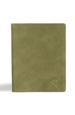 Poza produsului CSB Notetaking Bible, Revive Our Hearts Edition, Sage Suedesoft Leathertouch: With Prayers and Encouragement from Nancy DeMoss Wolgemuth - Nancy Demoss Wolgemuth