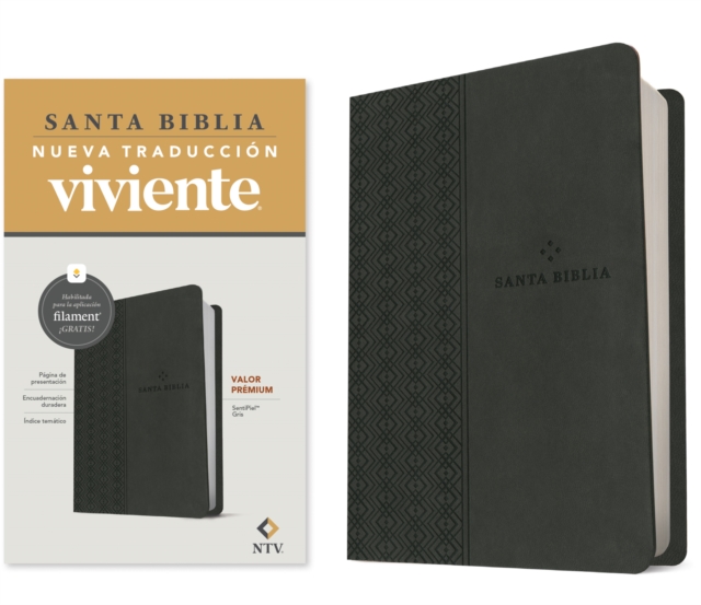 Coperta cărții 'Biblia Valor Prémium Ntv Con Filament (Sentipiel, Gris) -'
