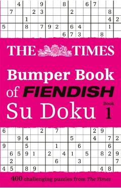 Coperta cărții 'Times Bumper Book of Fiendish Su Doku book 1 -'