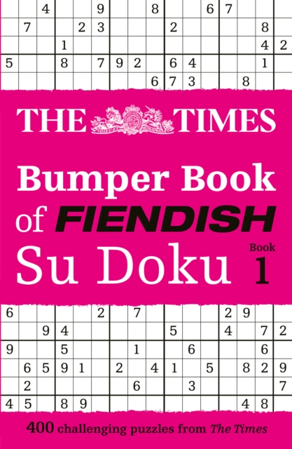Coperta cărții 'Times Bumper Book of Fiendish Su Doku book 1 -'