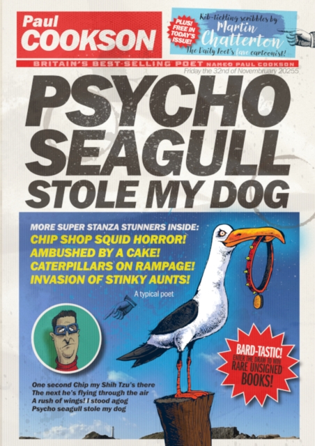 Coperta cărții 'Psycho Seagull Stole My Dog - Paul Cookson'