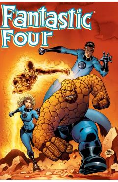 Coperta cărții 'Fantastic Four By Waid & Wieringo: Authoritative Action - Mark Waid'