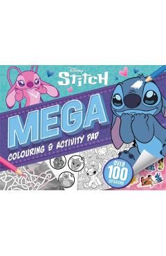 FSCM: Disney Stitch: Mega Colouring & Activity Pad -