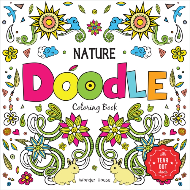 Nature Doodle Coloring Book - 
