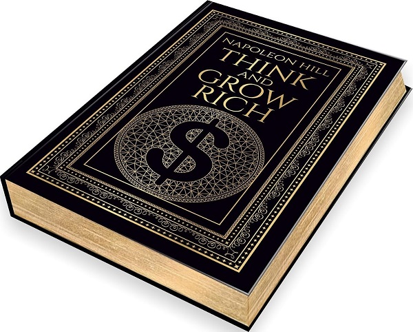 Coperta cărții 'Think and Grow Rich - Napoleon Hill'