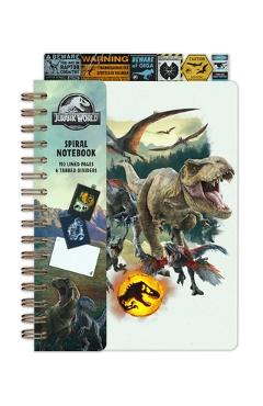 Coperta cărții 'Jurassic World Spiral Notebook -'