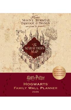 2026 Harry Potter: Hogwarts Family Wall Planner -
