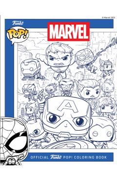 Coperta cărții 'Marvel: The Official Avengers Funko POP! Coloring Book -'