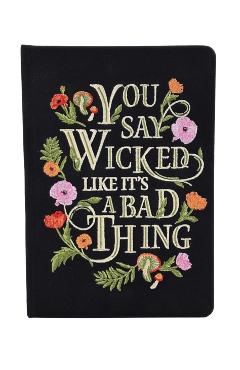 Coperta cărții 'Wicked Embroidered Journal -'
