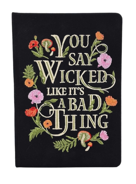Wicked Embroidered Journal -