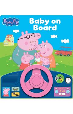 Coperta cărții 'Peppa Pig: Baby on Board Sound Book -'