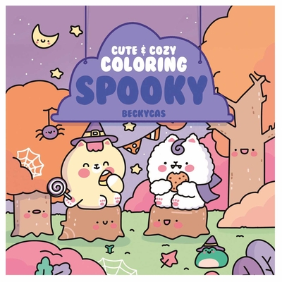 Coperta cărții 'Cute & Cozy Coloring - Becky Cas'