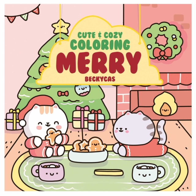 Coperta cărții 'Cute & Cozy Coloring - Becky Cas'