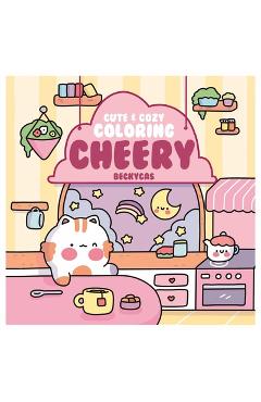 Coperta cărții 'Cute & Cozy Coloring - Becky Cas'