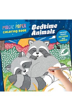 Poza produsului Magic Paper Coloring Book: Bedtime Animals - Natascha Pitz