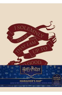 Harry Potter: Marauder's Map Glow in the Dark Journal -