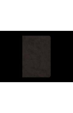 Poza produsului ESV Value Large Print Compact Bible, Red Letter (Trutone, Black) - 