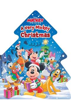 Coperta cărții 'Disney Mickey & Friends: A Very Mickey Christmas - Dienesa Le'