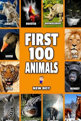 First 100 Animals: Full Color Animals Book - New Boy