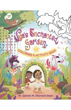 Coperta cărții 'Nya's Enchanted Garden Coloring & Activity Book - Quiana Shamsid-deen'