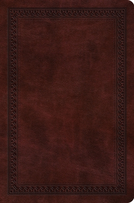 ESV Value Compact Bible (Trutone, Mahogany, Border Design) -