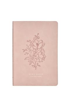 Poza produsului KJV Bible Thinline LP Faux Leather Trust, Pink - 