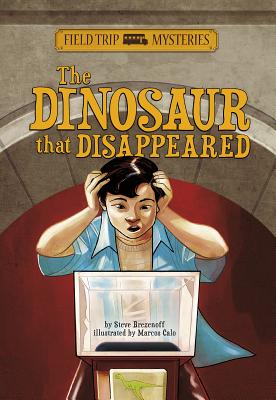 Coperta cărții 'Field Trip Mysteries: The Dinosaur That Disappeared - Steve Brezenoff'