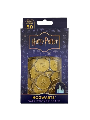 Harry Potter: Hogwarts Gold Wax Sticker Seals (Set of 50) - 