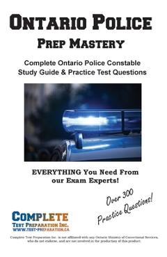Poza produsului Ontario Police Prep Mastery: Complete Ontario Police Constable OACP Study Guide and Practice Test Questions - 