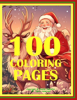 Christmas Coloring Book - 100 Coloring Pages for Kids - Basilia Vasileios
