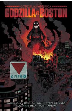 Coperta cărții 'Godzilla vs. America: Boston - Hanna Cha'