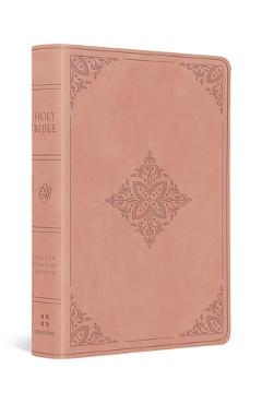Coperta cărții 'ESV Value Large Print Compact Bible (Trutone, Blush Rose, Fleur-De-Lis Design) -'