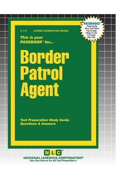Coperta cărții 'Border Patrol Agent -'
