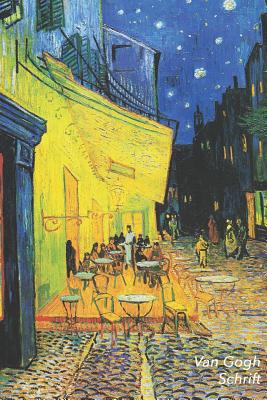 Van Gogh Schrift: Caféterras bij Nacht in Arles Trendy & Hip Notitieboek Ideaal Voor School, Studie, Recepten of Wachtwoorden - Studio Landro