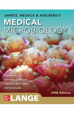 Coperta cărții 'Jawetz, Melnick & Adelberg's Medical Microbiology Twenty-Ninth Edition - Stefan Riedel'