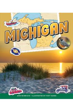 Coperta cărții 'Michigan - Ann Heinrichs'