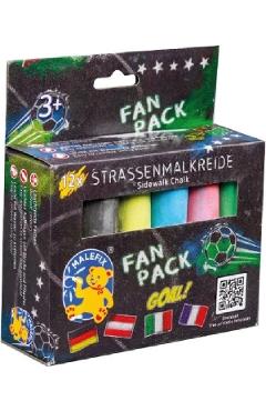 Imaginea produsului 'Creta colorată de asfalt: 12 bucăți'