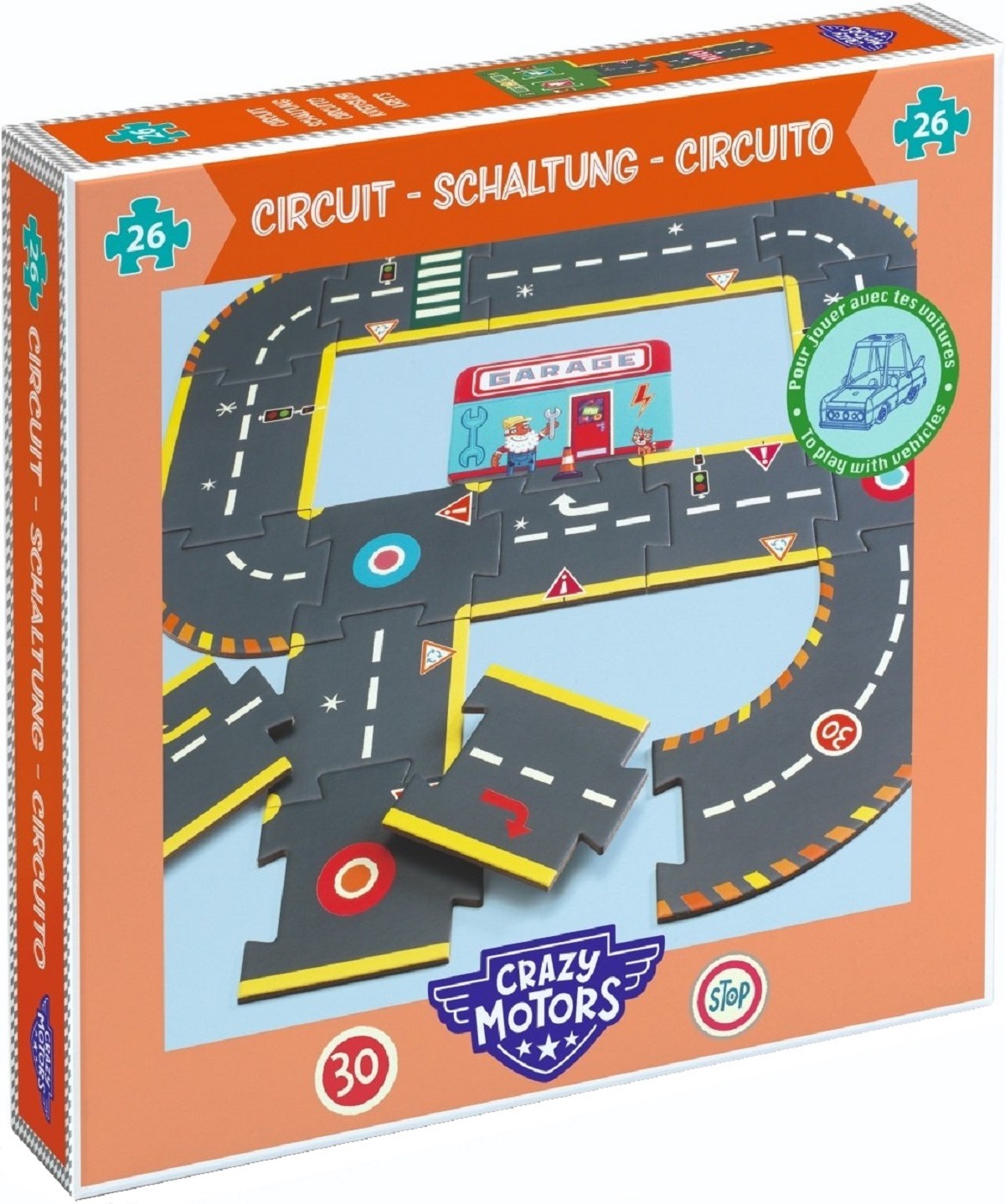 Puzzle urias 26 piese: City Circuit
