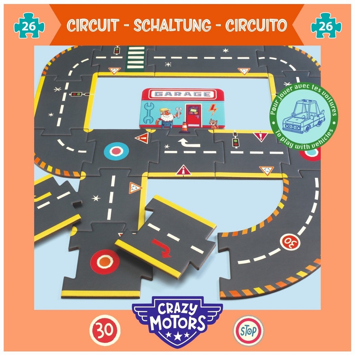 Puzzle urias 26 piese: City Circuit