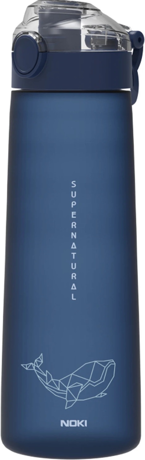 Sticla pentru apa: Bleumarin tritan cu deschidere automata si maner transport 730ml