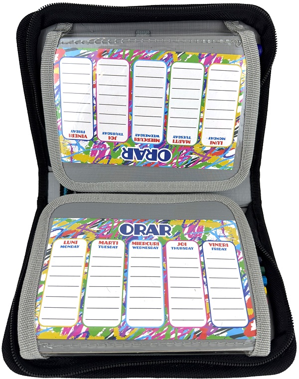 Penar echipat 23 piese 1 fermoar. Play negru