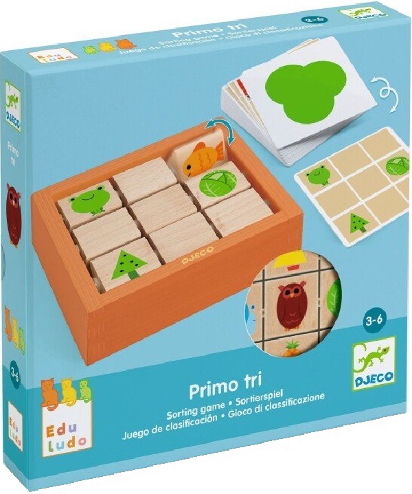 Joc educativ din lemn: Primo Tri
