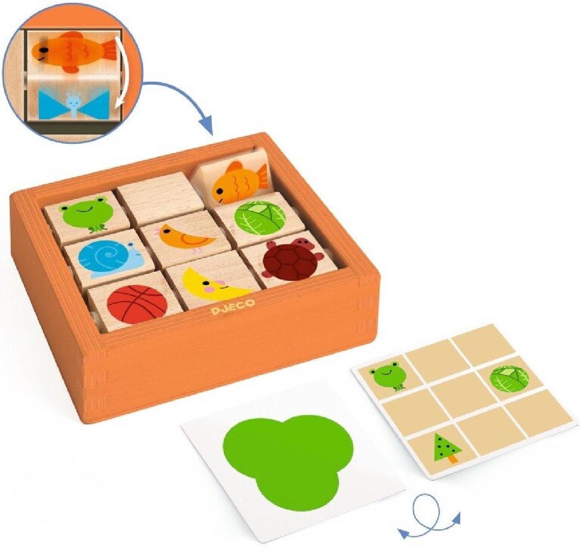 Joc educativ din lemn: Primo Tri