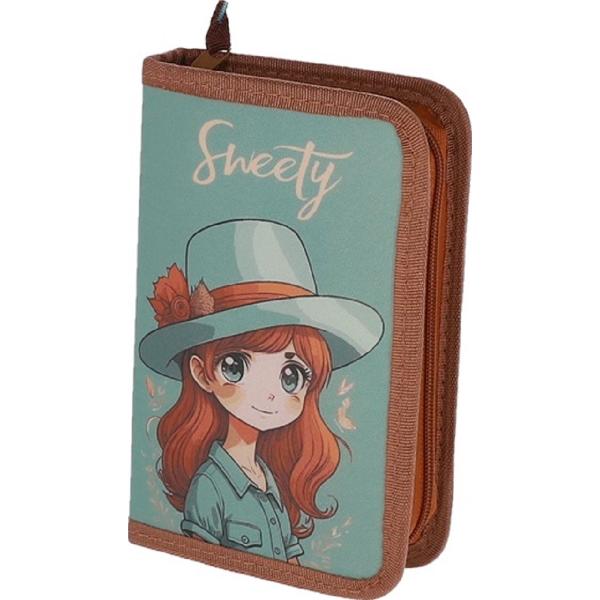 Penar echipat 23 piese 1 fermoar. Sweety verde 