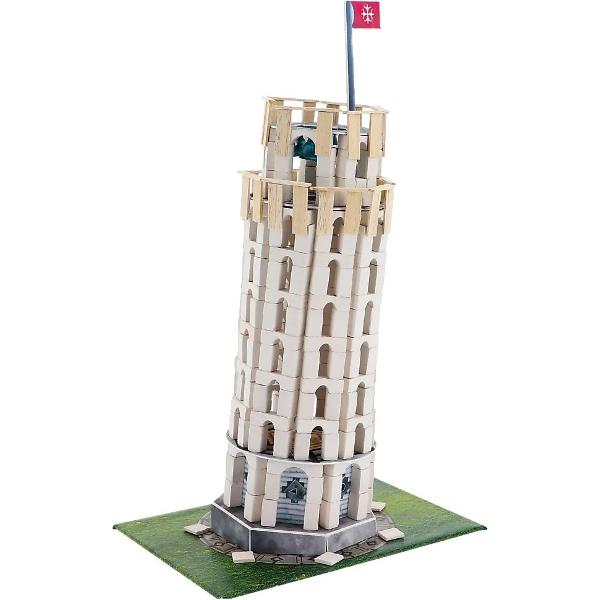 Joc de constructie: Turnul inclinat din Pisa. Brick Trick Travel